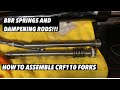 HOW TO: INSTALL BBR SPRINGS AND DAMPENING RODS ON CRF110