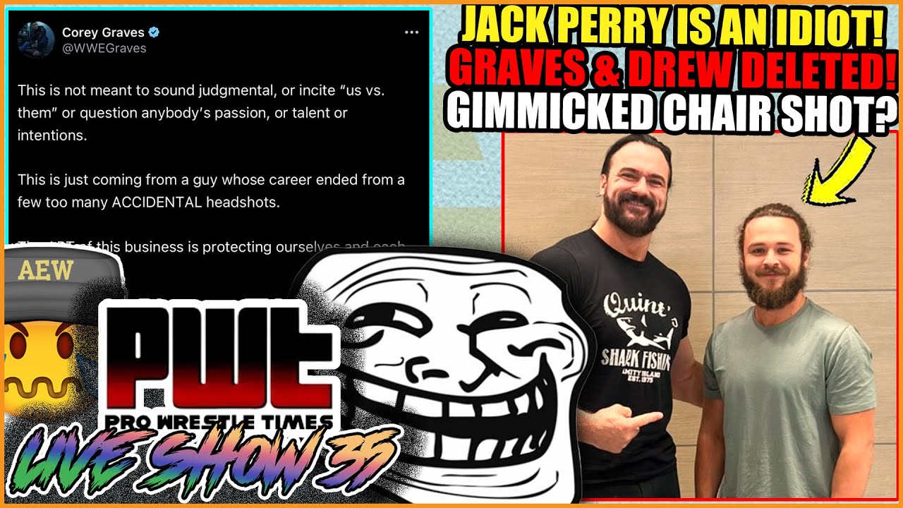 Drew McIntyre and Corey Graves FORCED To DELETE Posts? Jack Perry Is An IDIOT! Gimmick Chair DEBATE!