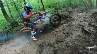 I’m losing my mind working test six at the Black Buffalo Enduro