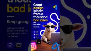 Bad Ideas Create Amazing Designers 😎✨ #creativetips