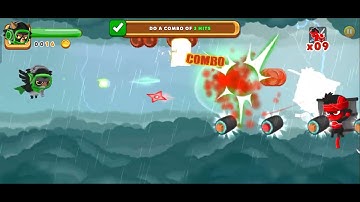 Ninja Dash | World 02 Level 07 | Gameplay