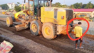 Amazing LiuGong Motor Grader - New Roads Are Being Built
