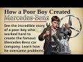 How a Poor Boy Created Mercedes-Benz || 🚗✨ Learn English Through Story Level 2 || Graded Reader 🎧