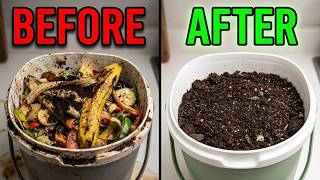 Smell Free Kitchen Compost in 20 Days!