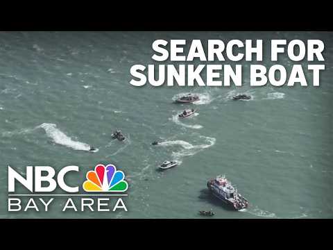 San Francisco police continue search for sunken boat, 3 missing people