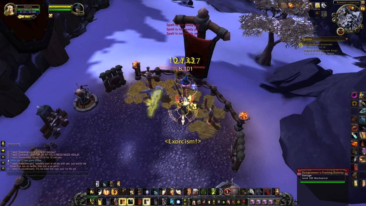 Warforged Gaming: Empowered seals rotation Ret paladin 6.0.3