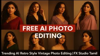 Trending AI Retro Photo Editing Tutorial | Google Gemini Viral AI Editing | FX Studio Tamil screenshot 5
