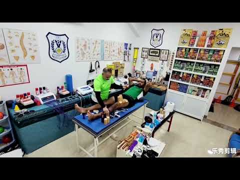 علاج الحارس سعيد السناني من تمزق في العضلة الأمامية مع نزيف في العضلة الخلفية الملك نصراوي