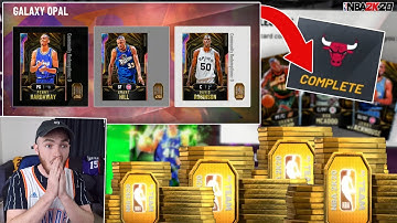 SPENDING 600K MT TO COMPLETE SETS FOR TOKENS! GRINDING FOR GALAXY OPAL TOKEN MARKET CARD! (NBA 2K20)