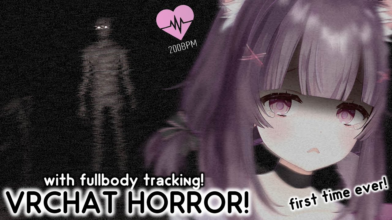 FIRST EVER 3D VR HORROR ADVENTURE... with fullbody tracking and heartrate monitor! 🎀 vtuber!