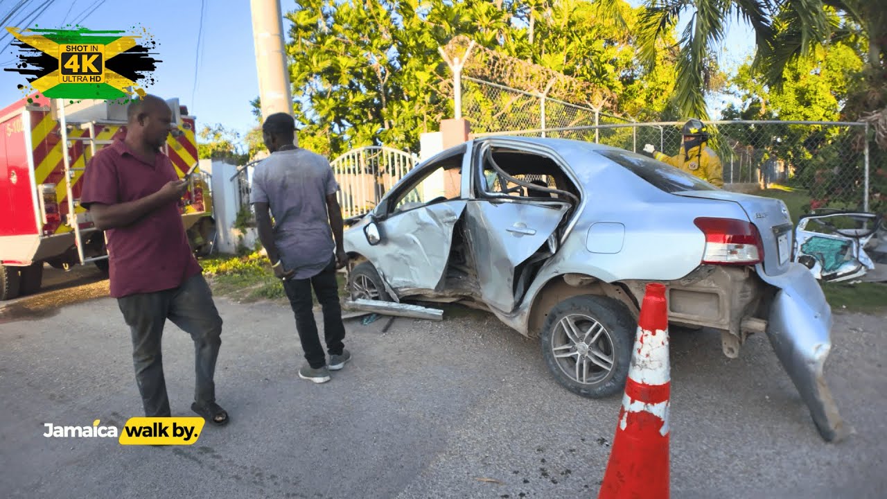 Clarendon Jamaica CRASH — Deadly Accident in Roswell District 🇯🇲 - YouTube