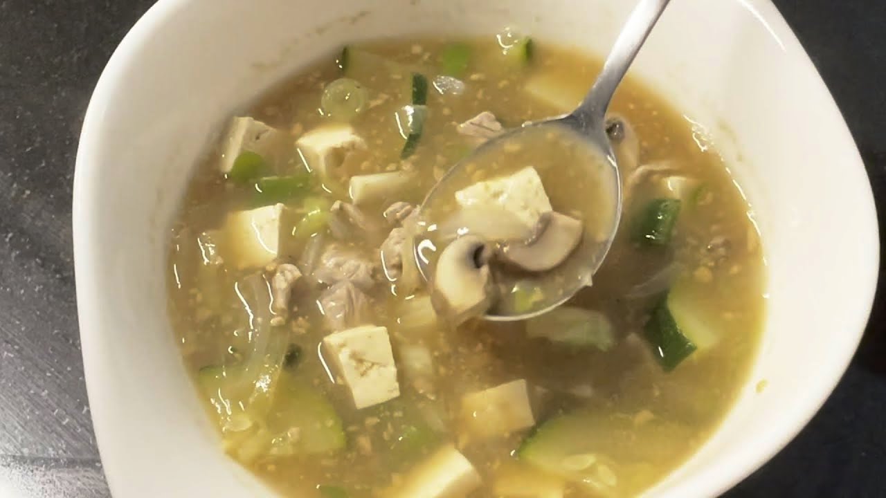 Traditional Korean Miso Soup Recipe YouTube