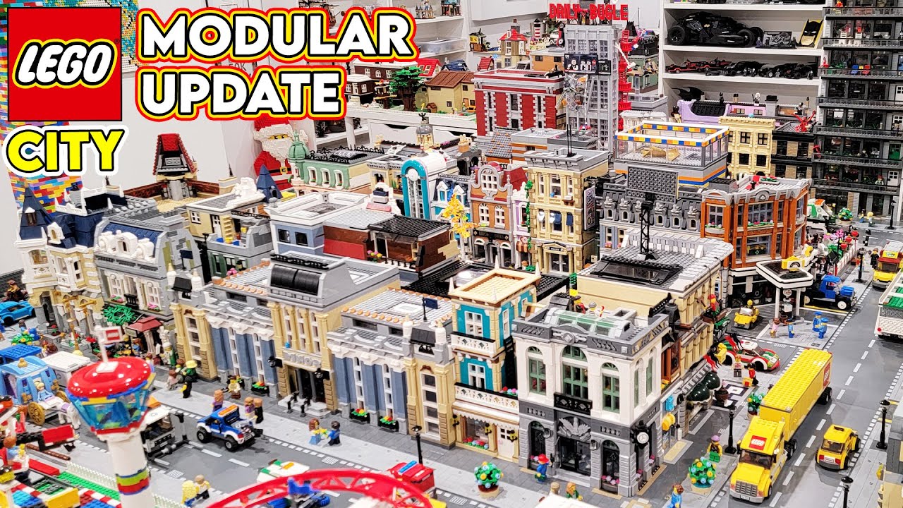 Erobrer Blueprint spejder LEGO City Update! New Modular Building Placed! - YouTube