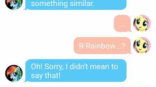 (FlutterDash) MLP TextingStory 2 - Rainbow Dash and Fluttershy have a chat (Reupload)