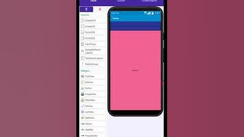 Sketchware Tab layout + Viewpager