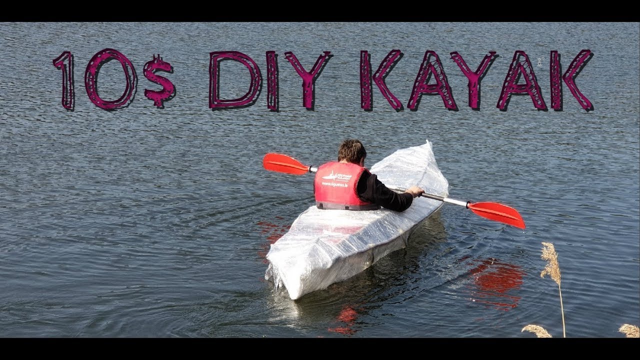 10 DIY stretch wrap kayak YouTube