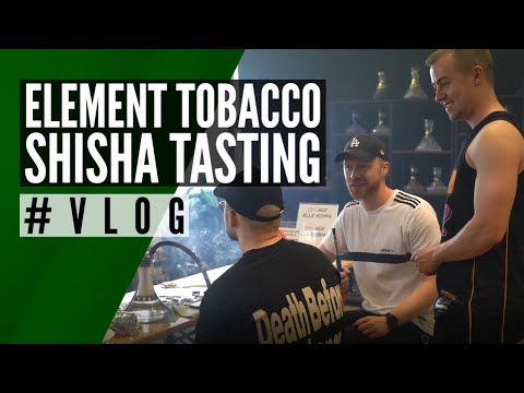 ELEMENT TOBACCO SHISHA TASTING! Der neue dark blend Tabak! #vlog