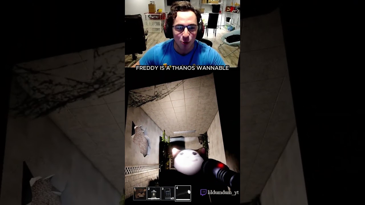 Фредди — просто мечта, чтобы его сыграл Танос 😭 (Twitch/YT: lildumdum_yt) 