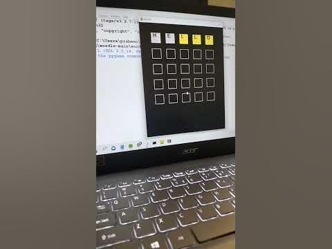 Wordle Game Using Python - YouTube