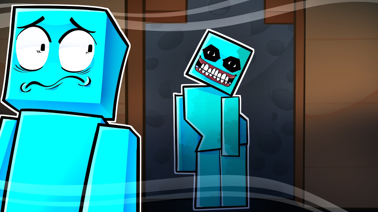 Existe uma Versão Assustadora de MIM nesse Mundo de Minecraft!