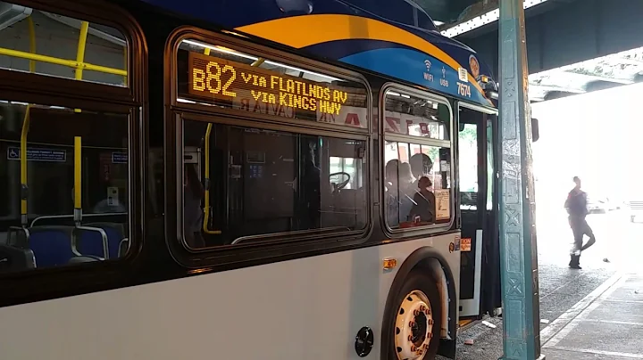 NYCT Regional Bus: 2018 New Flyer Xcelsior XD40 7674 B82 LIMITED Bus@Kings Highway/East 16th Street!
