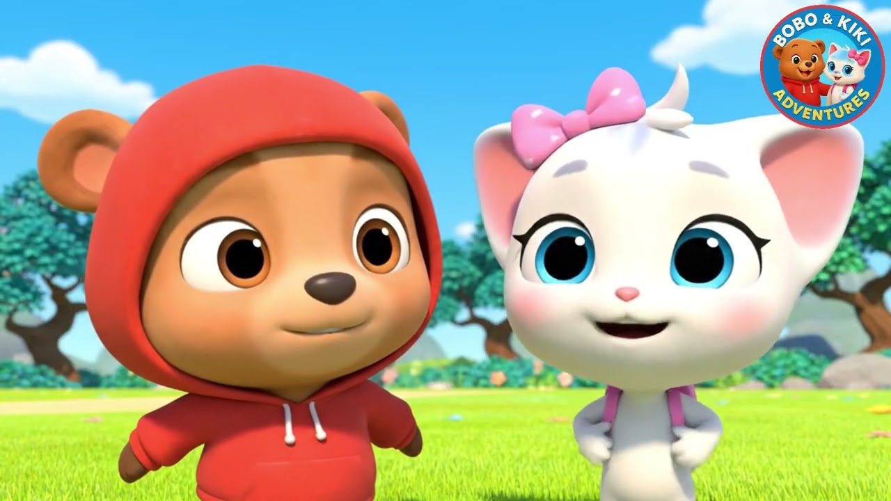 Russian | Тайна Следов Животных | Animal Tracks Mystery | kids song