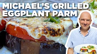 Michael Symon's Grilled Eggplant Parmesan | Symon's Dinners Cooking Out | Food Network