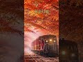 A Train Through the Autumn Tunnel | Cinematic Healing Art