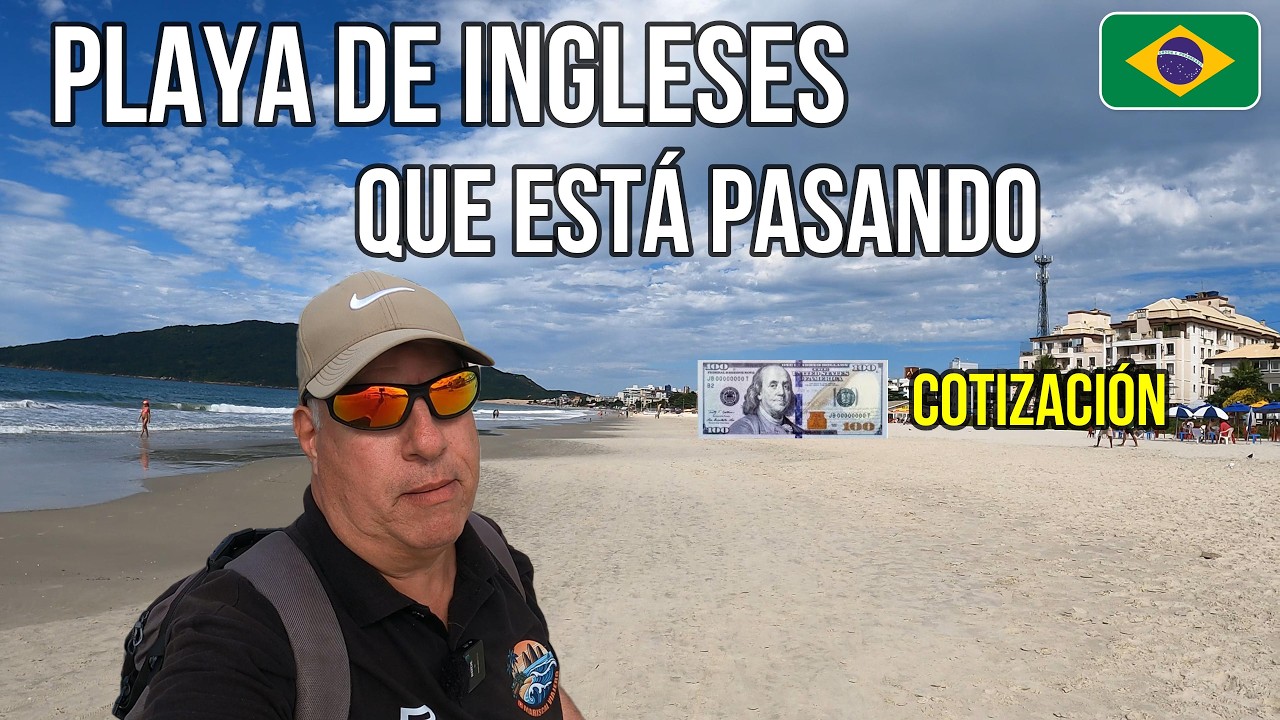 Sin turistas la playa de Ingleses l Florianópolis SC l Brasil