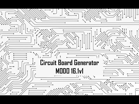 Circuit Board Generator | MODO 16.1v1