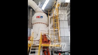 HLM2800 vertical grinding mill line for manganese oxide 100mesh, 30th