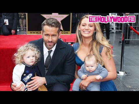 Ryan Reynolds & Blake Lively&rsquo;s Kids Steal The Show At Walk Of Fame Ceremony 12.15.16
