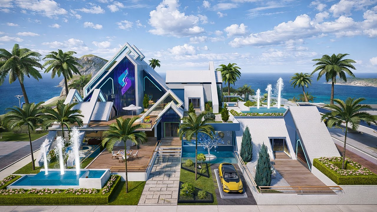 PUBG Home Design 🏠 | Amazing Gaming House Tutorial