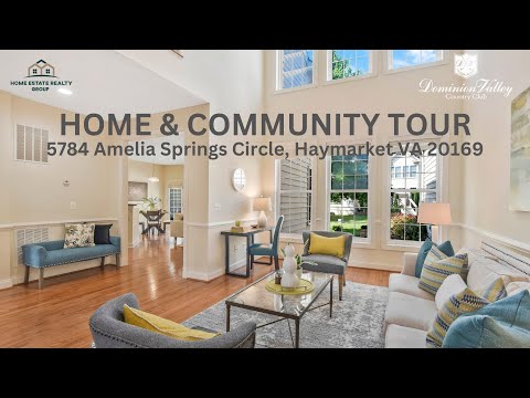 5784 Amelia Springs Circle, Haymarket, VA home video tour