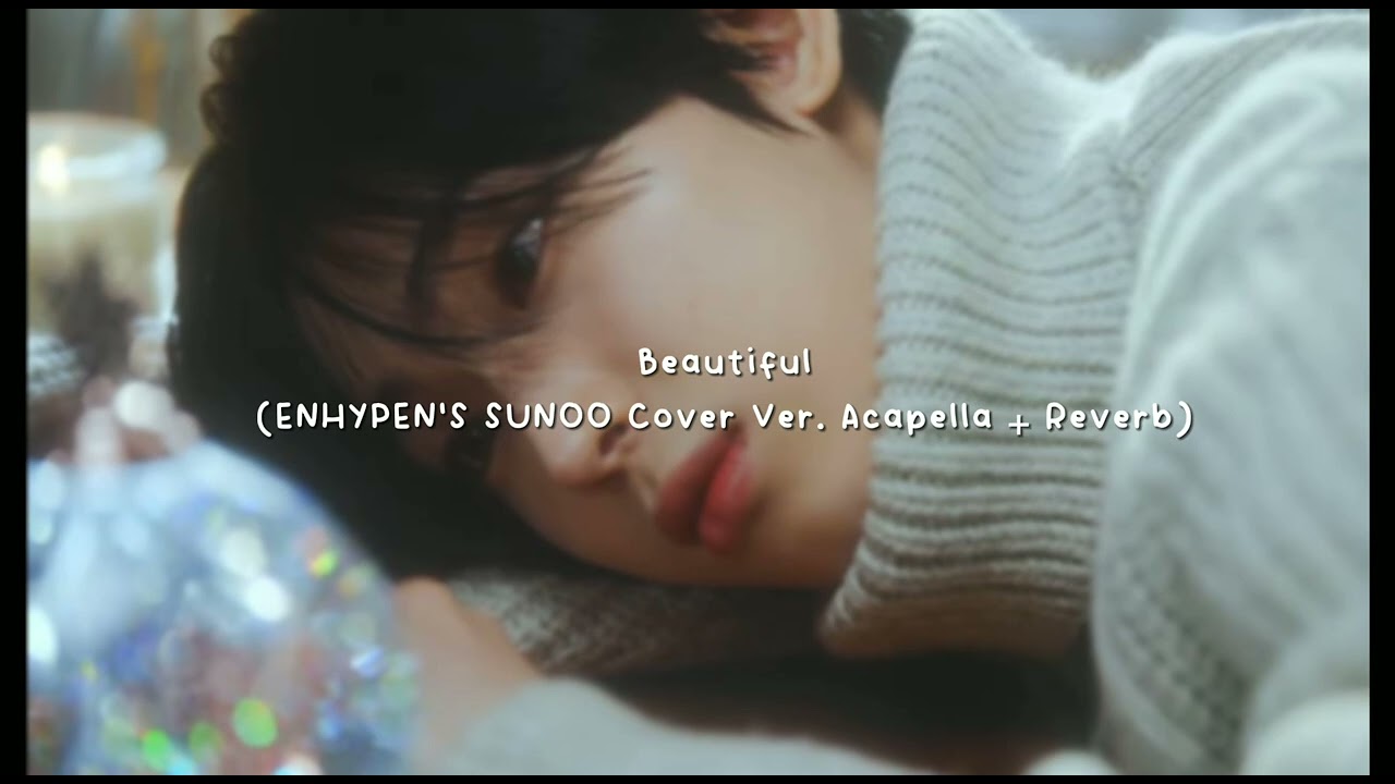 Beautiful (ENHYPEN's SUNOO Cover Ver. Acapella + Reverb)