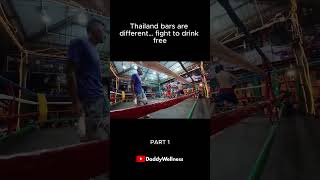 RICHIE HITS A BAR FIGHT FOR FREE DRINKS. #thailand #muaythai #travel #viral