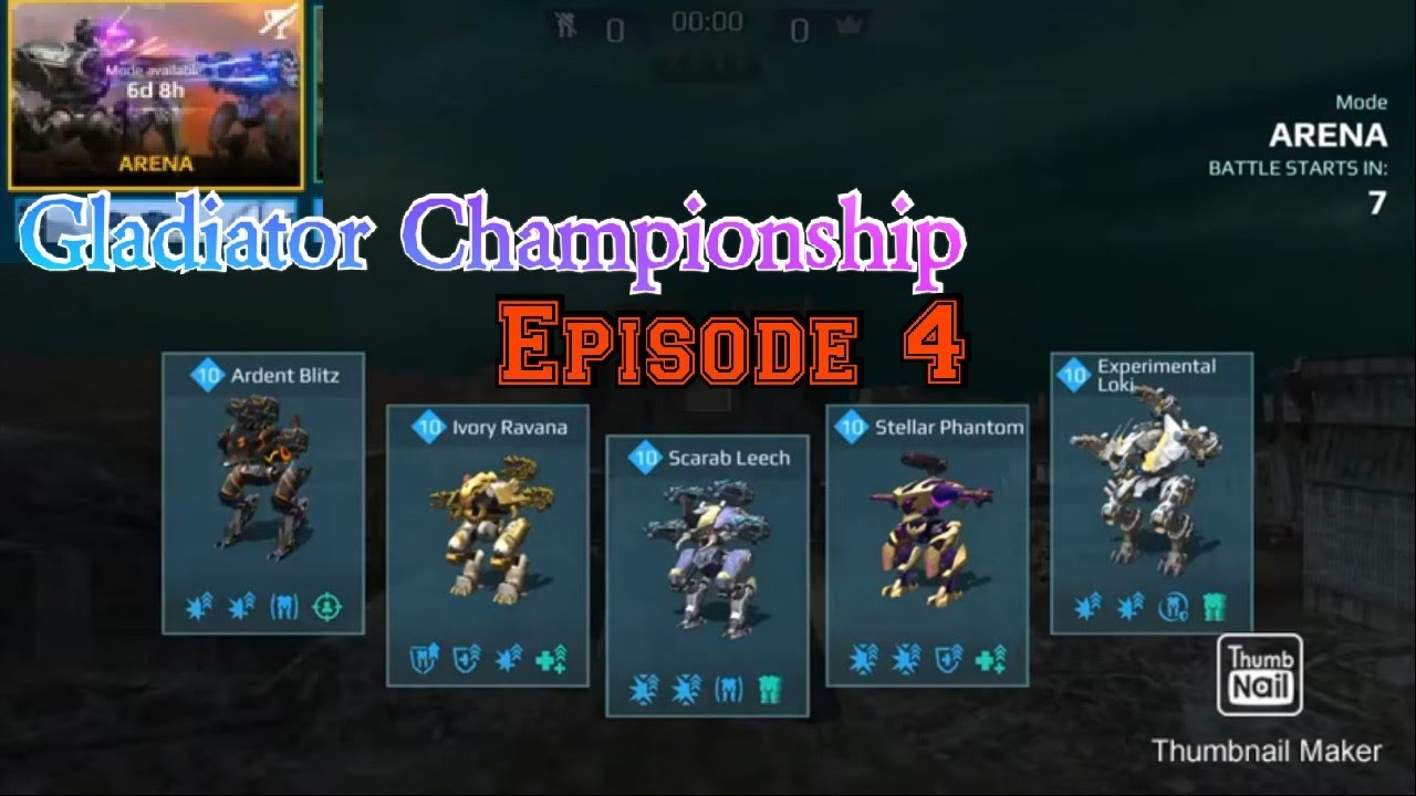 War Robots - Gladiator Championship Day 4