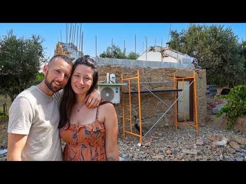 Rebuilding Off-Grid Tiny House (START of Roof)