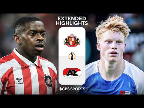 Sunderland vs. AZ Alkmaar: Extended Highlights | UEL League Phase MD1 | CBS Sports Golazo