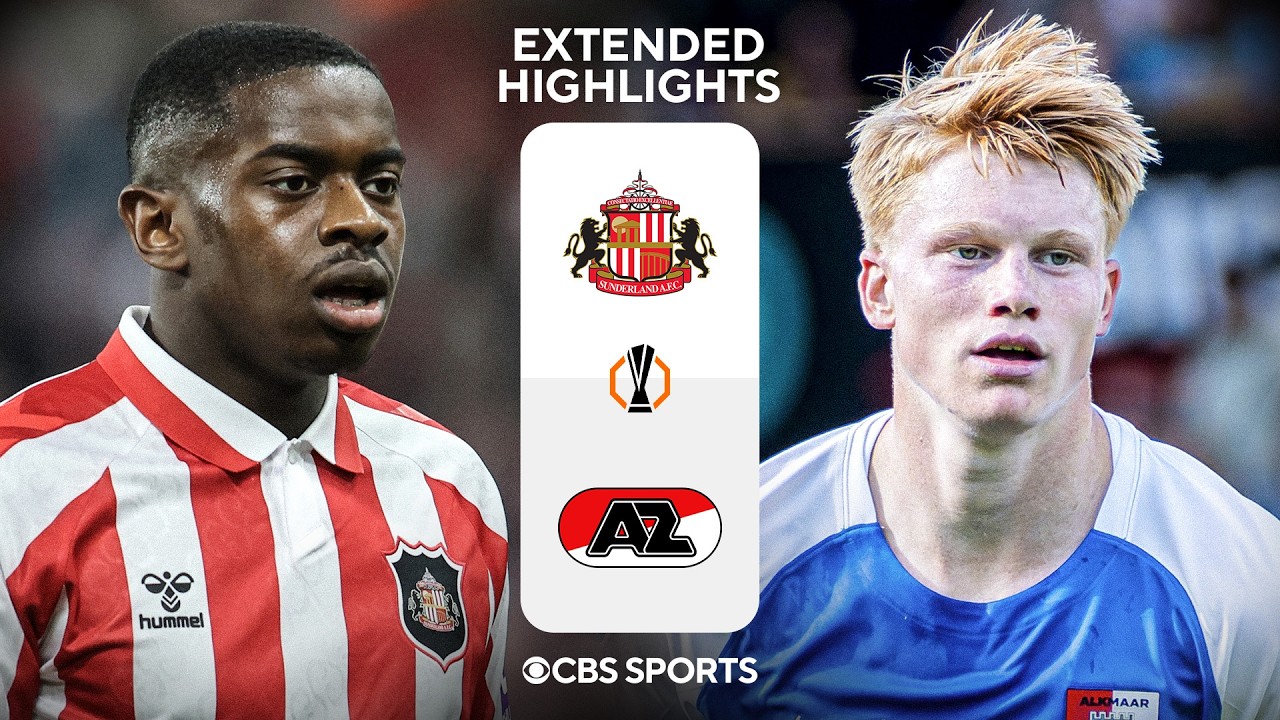 Sunderland vs. AZ Alkmaar: Extended Highlights | UEL League Phase MD1 | CBS Sports Golazo