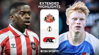Sunderland vs. AZ Alkmaar: Extended Highlights | UEL League Phase MD1 | CBS Sports Golazo