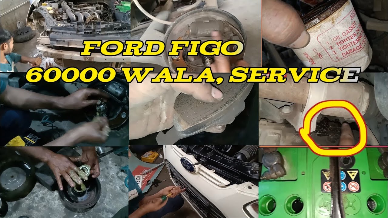 Ford Figo major service 6000 km wala, Ford Figo full servicing cost🛠️🧰