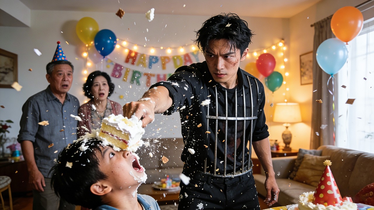 سجنتُ عشر سنوات بدل الابن المتبنّى؛ خرجتُ فوجدتهم يحتفلون به—قلبتُ الطاولة