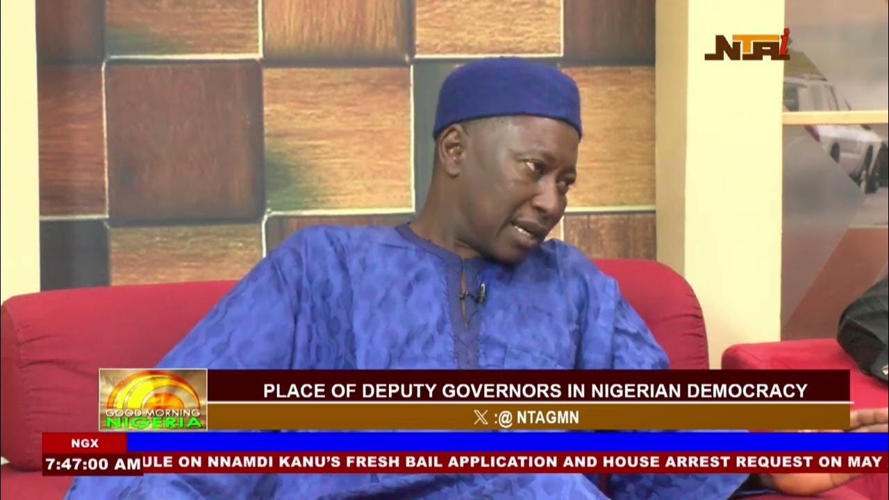 Deputy Governor is meant to Assist The Governor | 18 April 2024 | NTA