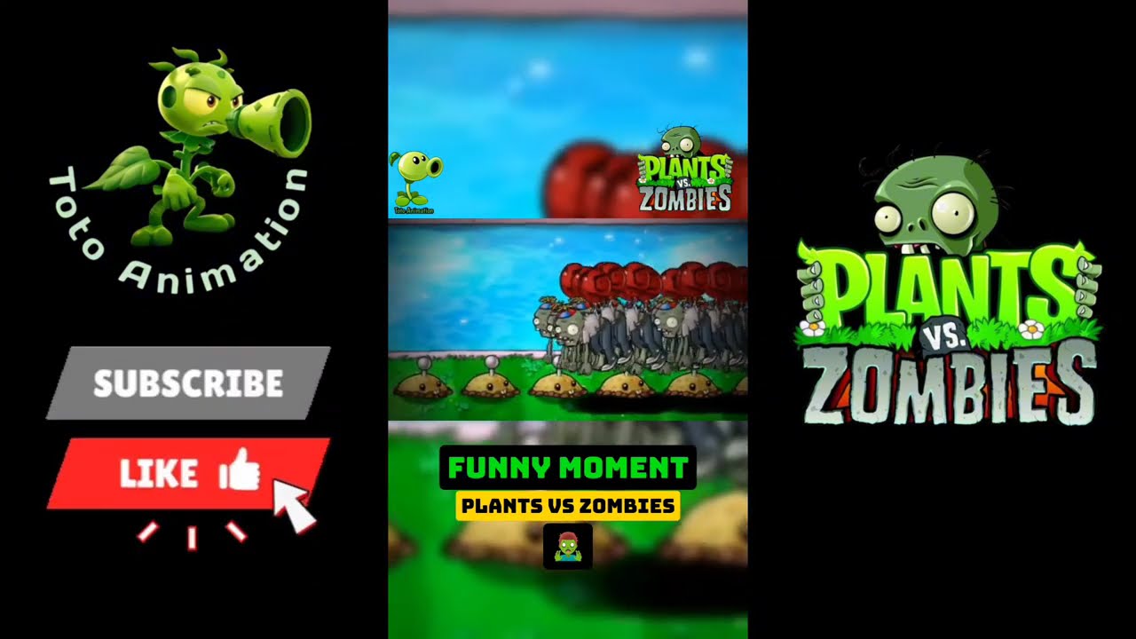 Funny Moment Plants vs Zombies 