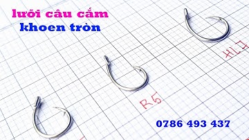 Lưỡi câu cắm cá lóc đuôi tóm lưỡi dạng tròn, giao hàng toàn quốc