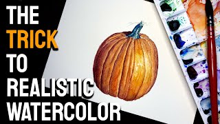 Realistic watercolor is easy
