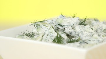 Cucumber Salad with Sour Cream & Dill - Everyday Food with Sarah Carey