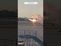 Uno de los motores de un avión sale disparado en el accidente de Louisville, en Kentucky