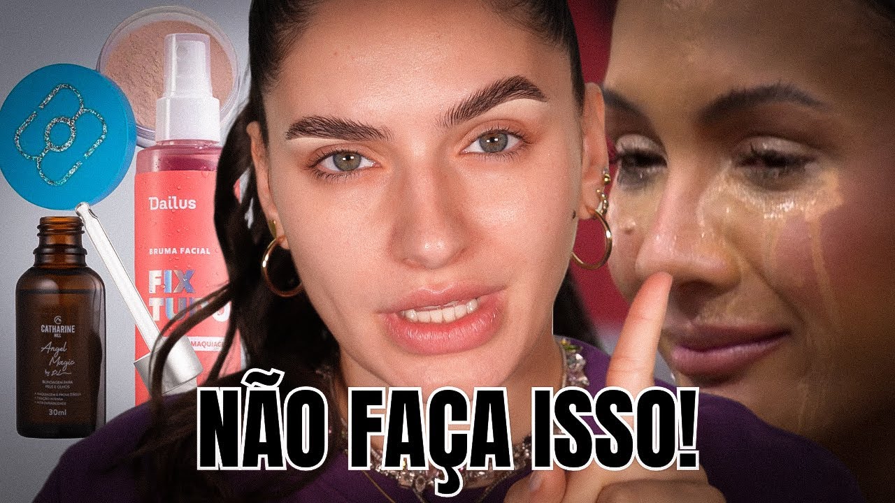 preparação de pele QUE NÃO DERRETE no calor e nem no choro 😮‍💨